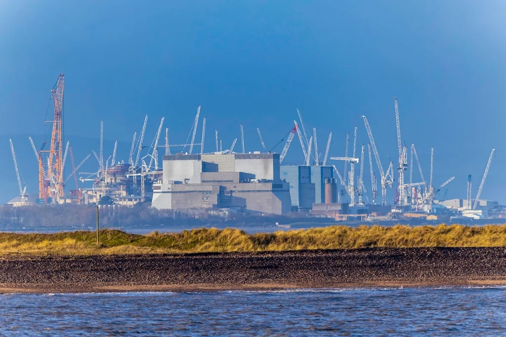 Hinkley Point nuclear power station. 