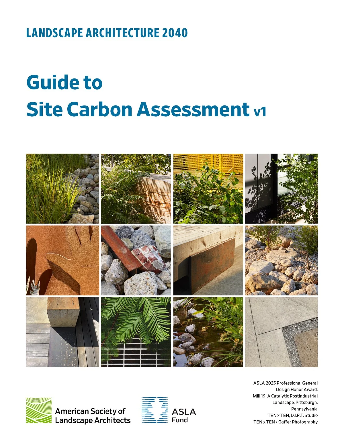 ASLA-Guide-to-Site-Carbon-Assessment-v1-Cover Cover of the ASLA Landscape Architecture 2040 Guide to Site Carbon Assessment v1